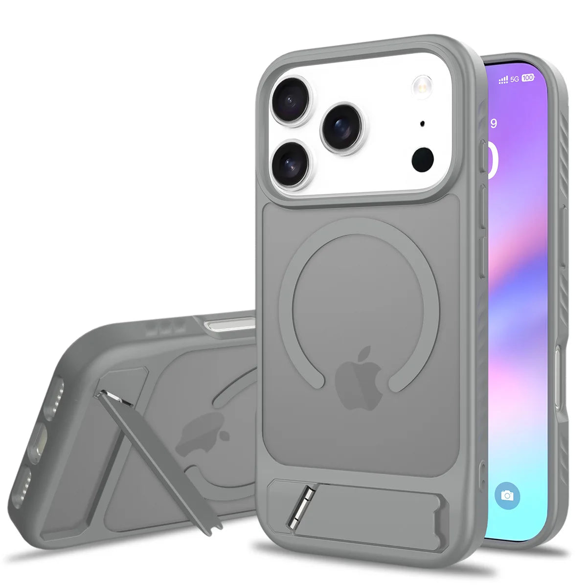Fengshang Magnetic Stand Case for iPhone 17 Pro - Invisible Protective Cover - ZOOMNSTORE