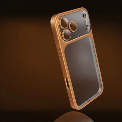 Matte Clear Electroplate iPhone 17 Pro Max Case - Shockproof Hard PC Cover - ZOOMNSTORE