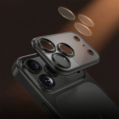 Matte Clear Electroplate iPhone 17 Pro Max Case - Shockproof Hard PC Cover - ZOOMNSTORE