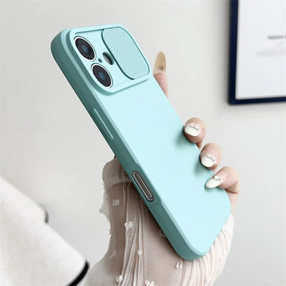 Soft Silicone Camera Lens Protection Case for iPhone 16 15 14 13 12 11 Pro Max - Shockproof Bumper Cover - ZOOMNSTORE