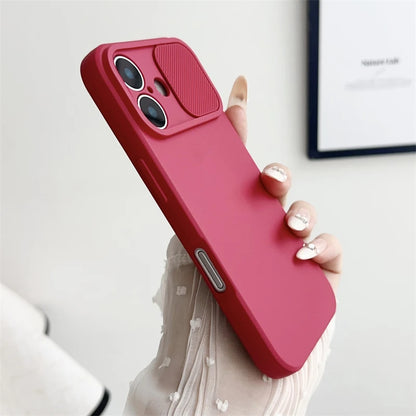 Soft Silicone Camera Lens Protection Case for iPhone 16 15 14 13 12 11 Pro Max - Shockproof Bumper Cover - ZOOMNSTORE