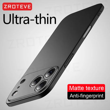 ZROTEVE Slim Matte Hard PC Case for iPhone 12-17 Pro Max  Plus - ZOOMNSTORE