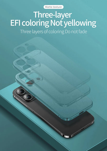 ZROTEVE Slim Matte Hard PC Case for iPhone 12-17 Pro Max  Plus - ZOOMNSTORE