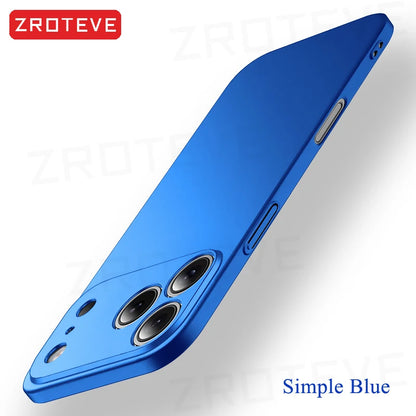 ZROTEVE Slim Matte Hard PC Case for iPhone 12-17 Pro Max  Plus - ZOOMNSTORE