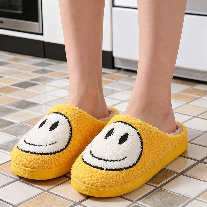 Kids Winter Slippers - Fluffy Anti Slip Children's Shoes With Thick Sole Comfort